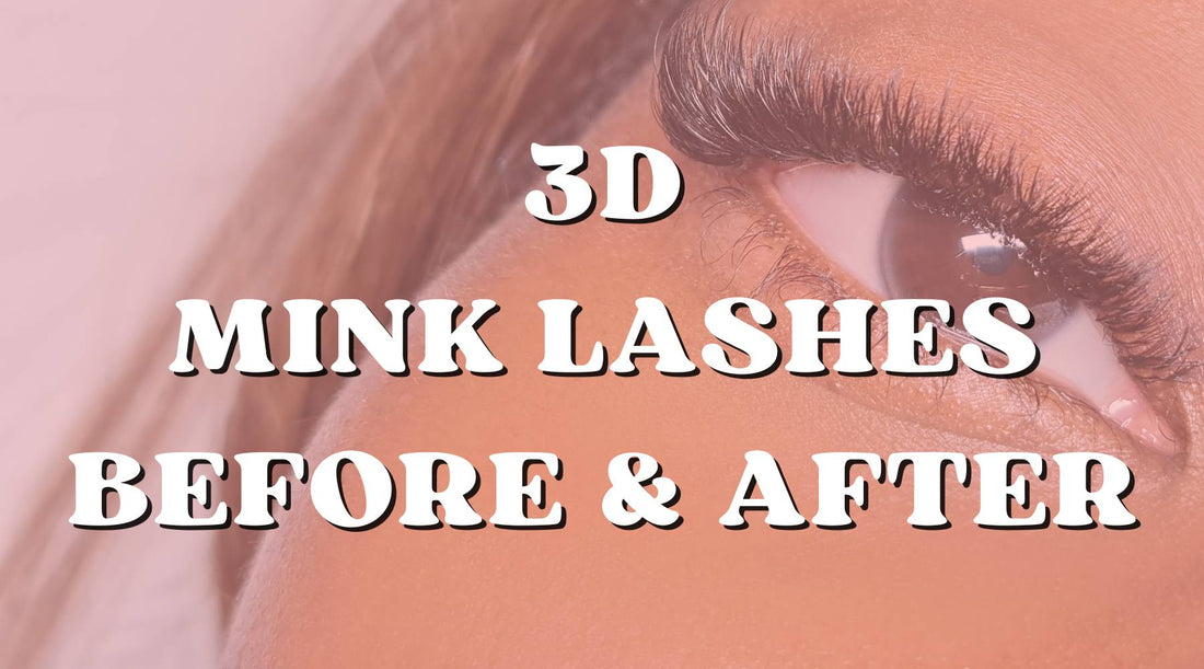 3D Mink Lashes: Before & After Photoshoot