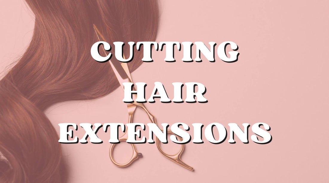 How To Cut Your Own Hair Extensions - Simple & Easy (DIY Hacks)