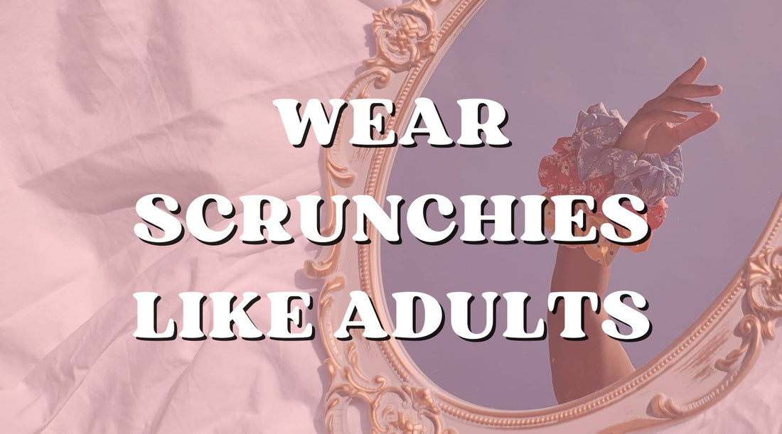 How to Wear Oversized Scrunchies & Barretts Like an Adult