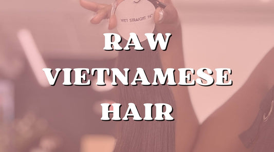 Raw Vietnamese Hair Texture