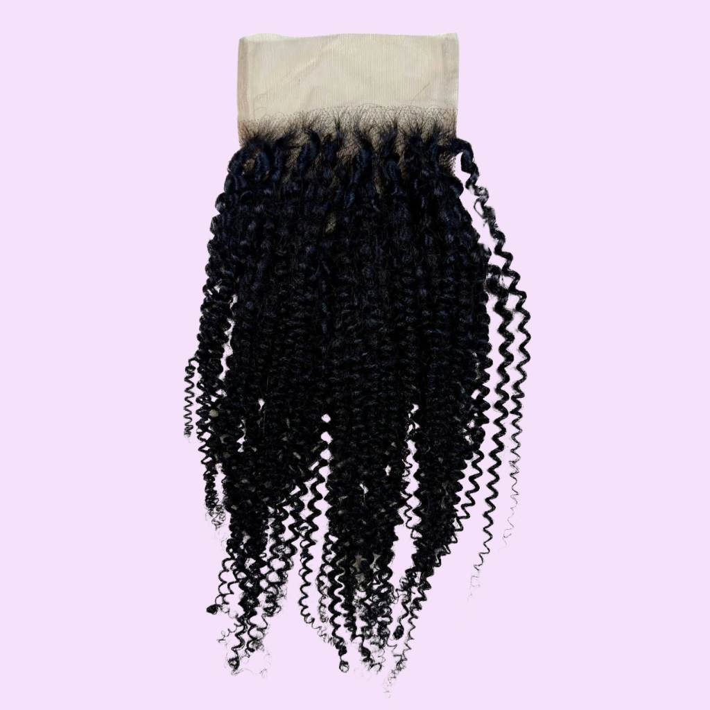 afro kinky curly closure