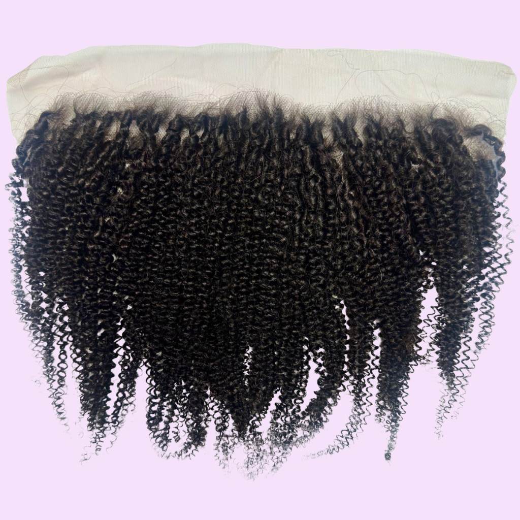 afro kinky curly frontal