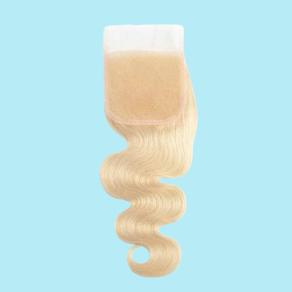 blonde closure