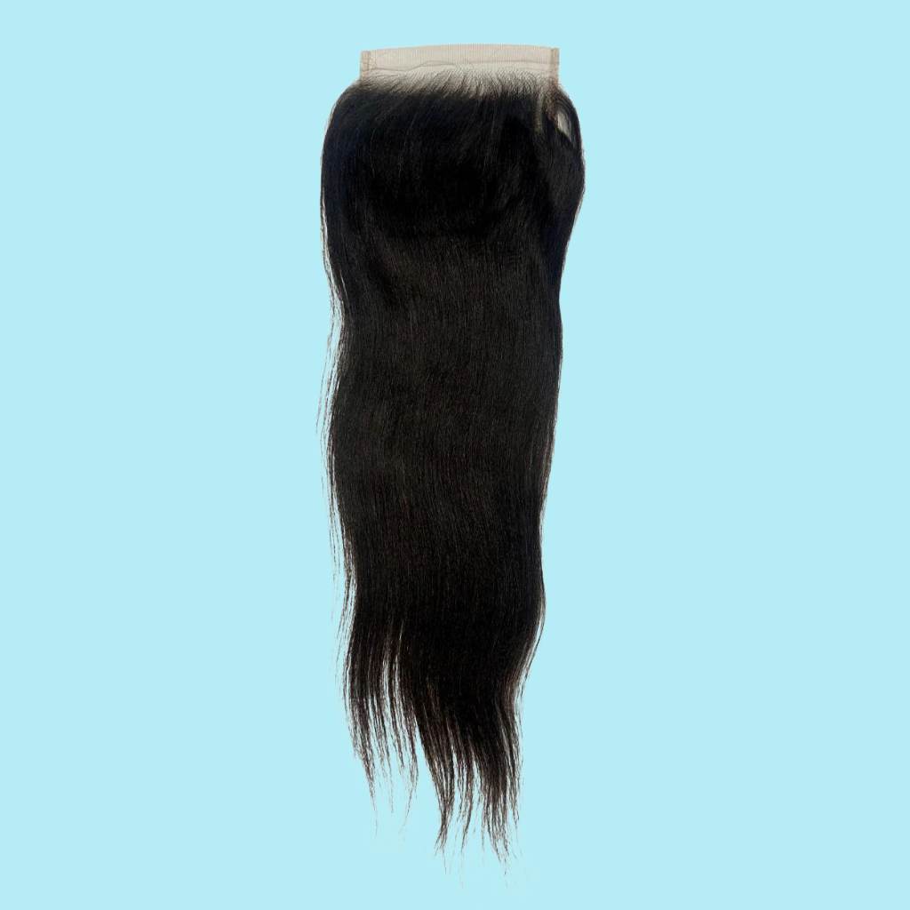 yaki straight hair closure