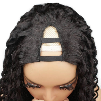 Deep Curl V Part Wig