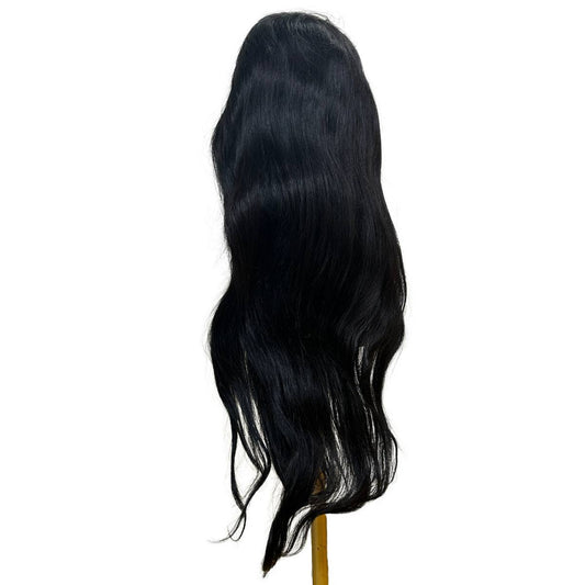 Glueless Jet Black Straight 5x5 HD Closure Wig 26" SALE