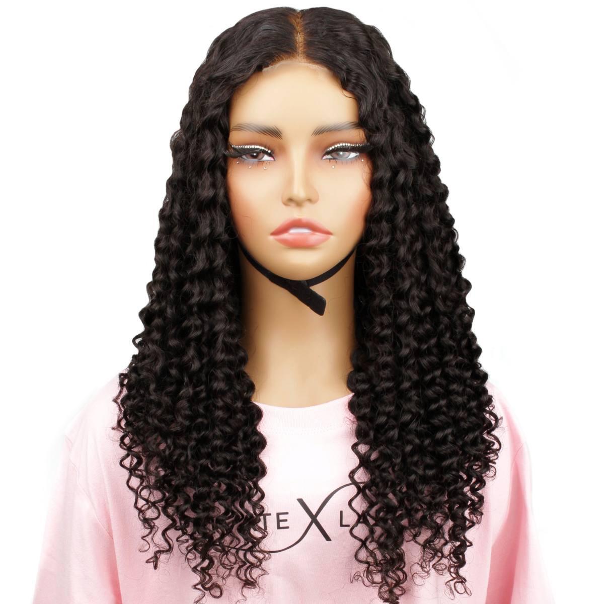 Kinky Curly HD 2x6 Closure Glueless Wig