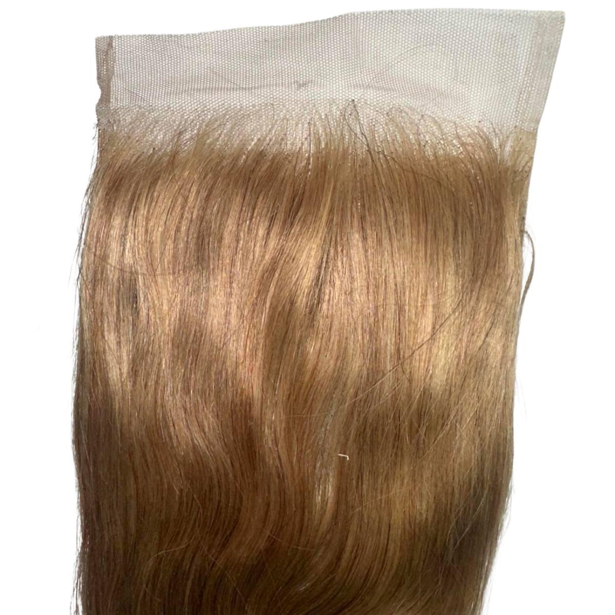 Honey Blonde Body Wave 5x5 Transparent Closure SALE