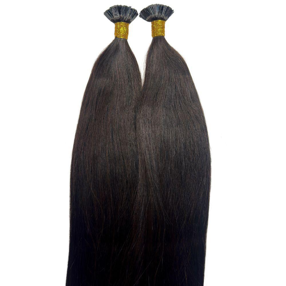 Natural Black Straight Flat-Tip