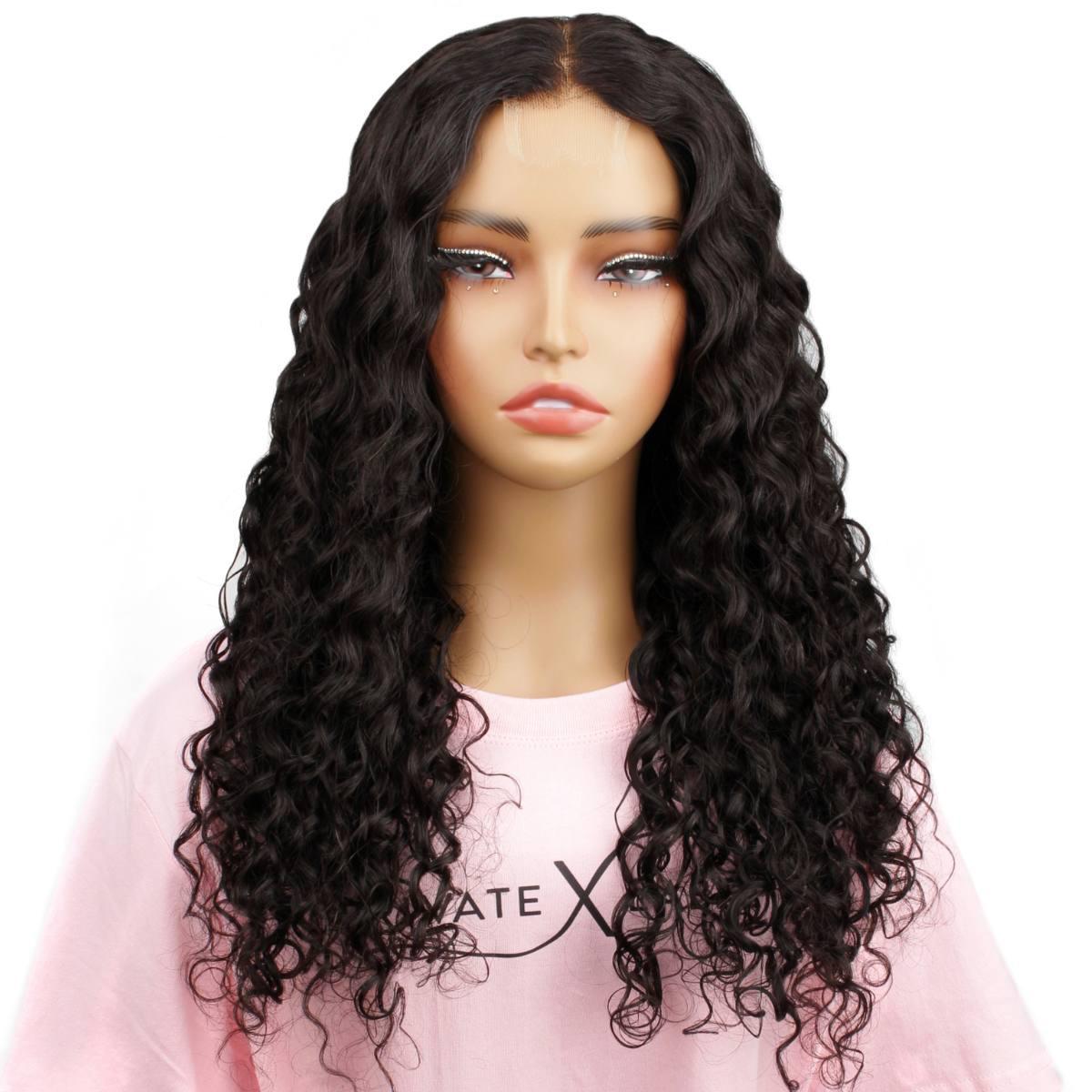 2x6 hd beach wave closure wig