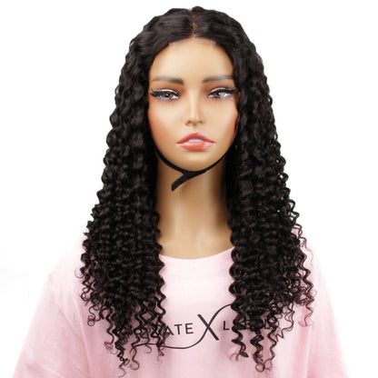 2x6 tight curl hd closure wig