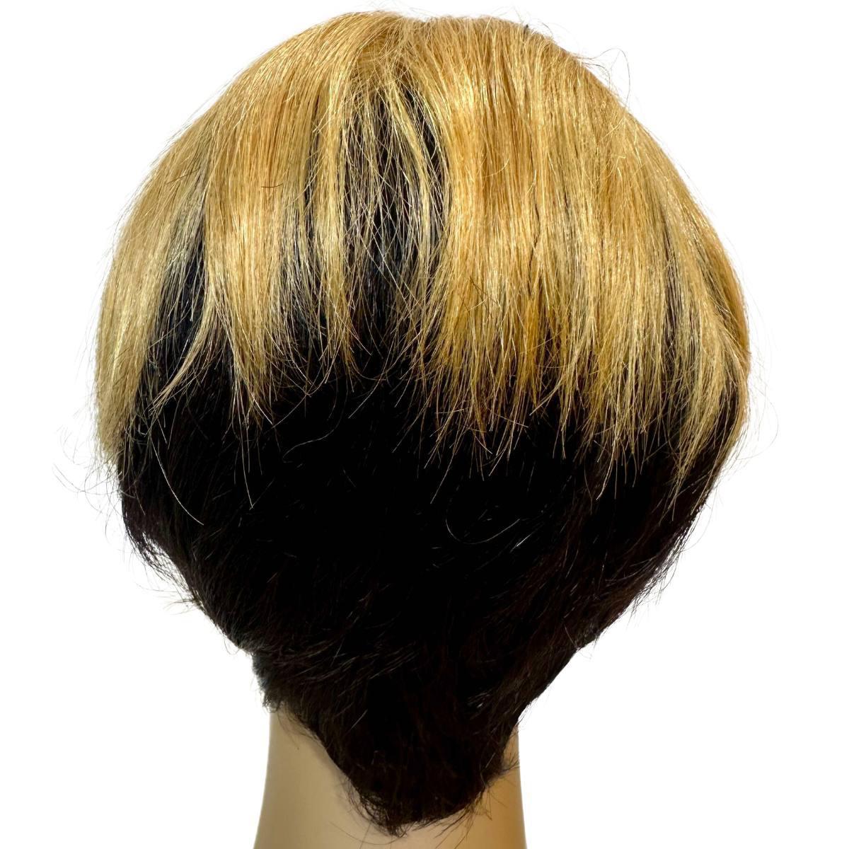 Honey Blonde Ombre Short Pixie Wig