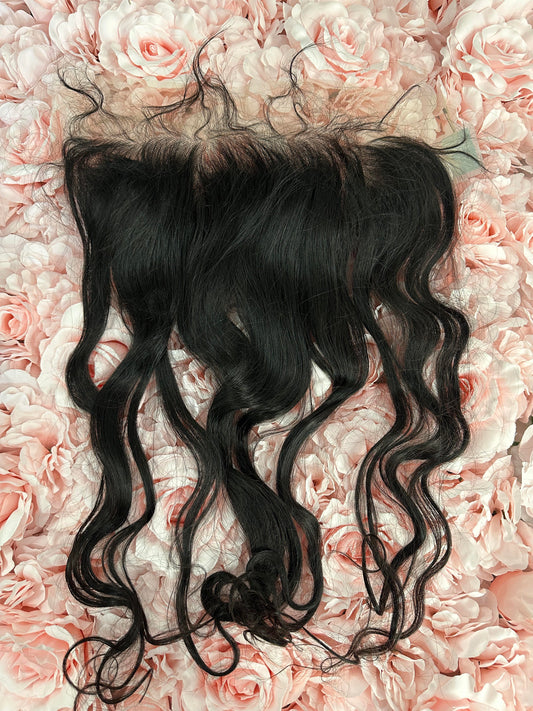 13x4 Raw Indian Transparent Lace Frontals SALE