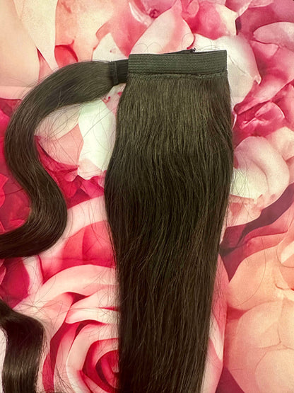 Natural Black Ponytail Extensions 24" SALE