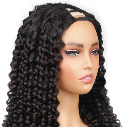 Kinky Curly V Part Wig