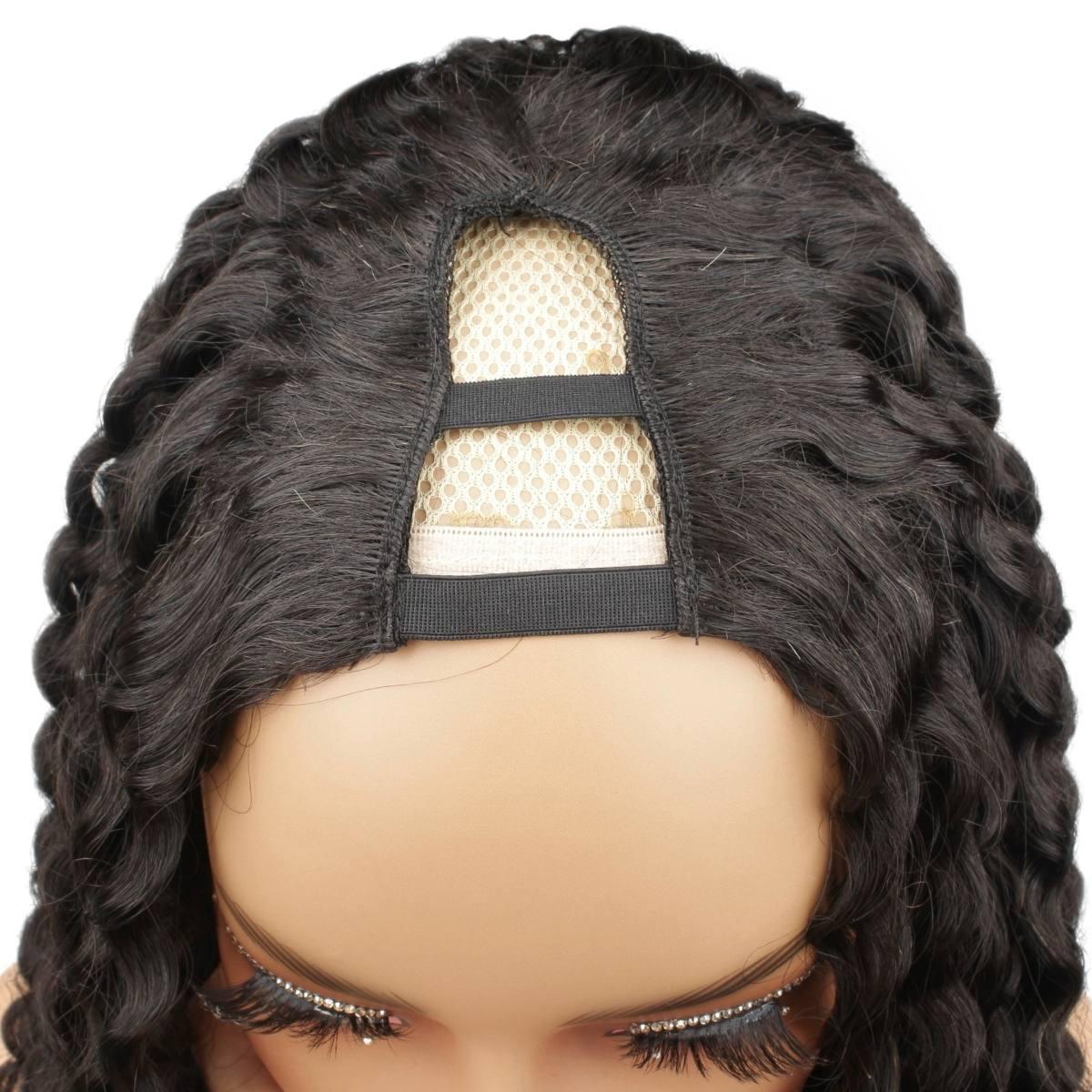 Tight Curl V Part Wig