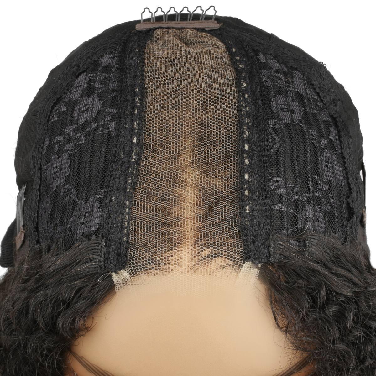 Afro Kinky Curly HD 2x6 Closure Glueless Wig