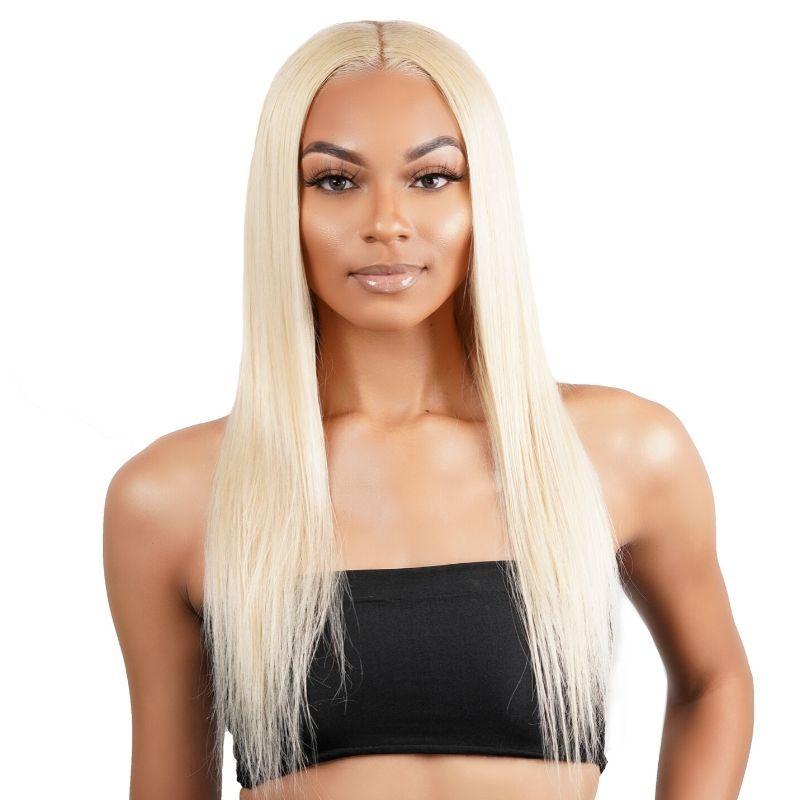 Brazilian Blonde Straight 13x4 Transparent Lace Front Wig SALE