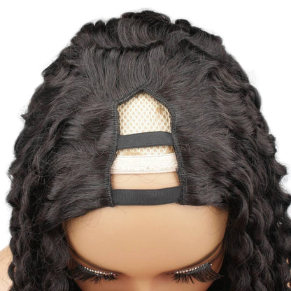 Kinky Curly V Part Wig