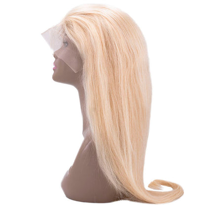 Brazilian Blonde Straight 13x4 Transparent Lace Front Wig SALE