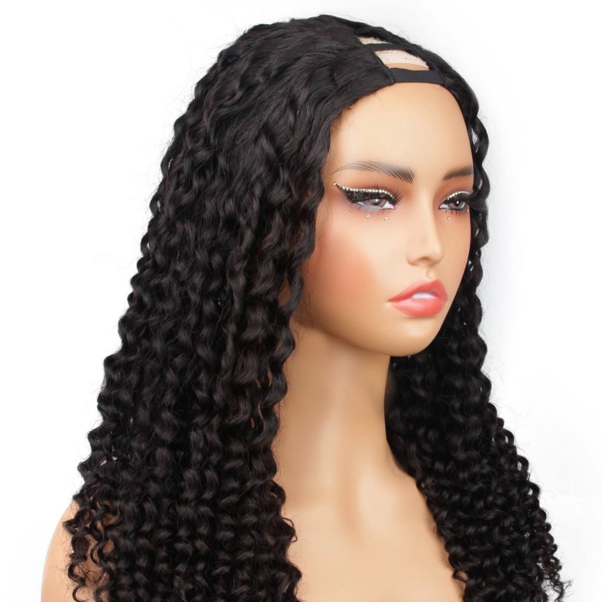 Deep Curl V Part Wig