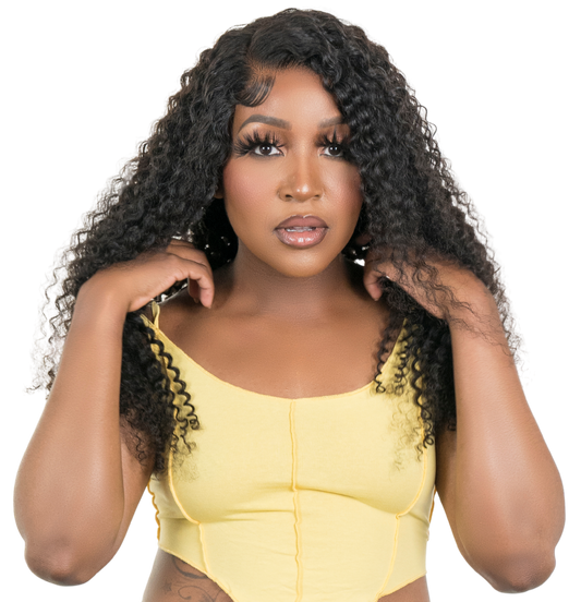 Kinky Curly 4x4 Transparent Closure Wig SALE