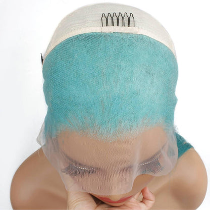 Aqua Blue Body Wave Lace Wig