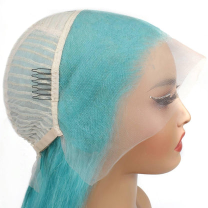 Aqua Blue Body Wave Wig