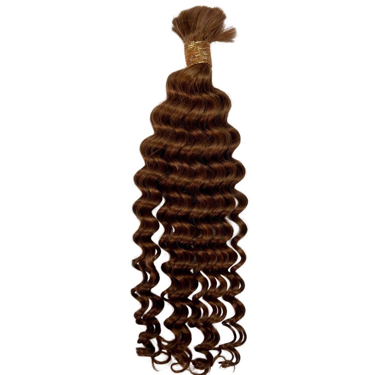 Auburn Deep Wave_Bulk_Braiding_Hair_Extensions