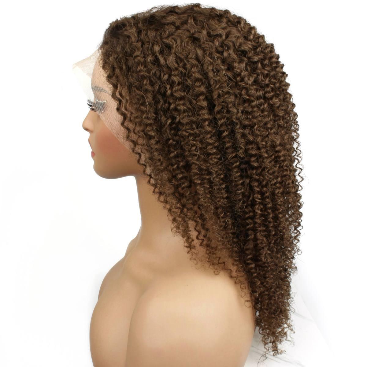 Brown Kinky Curly Wig 