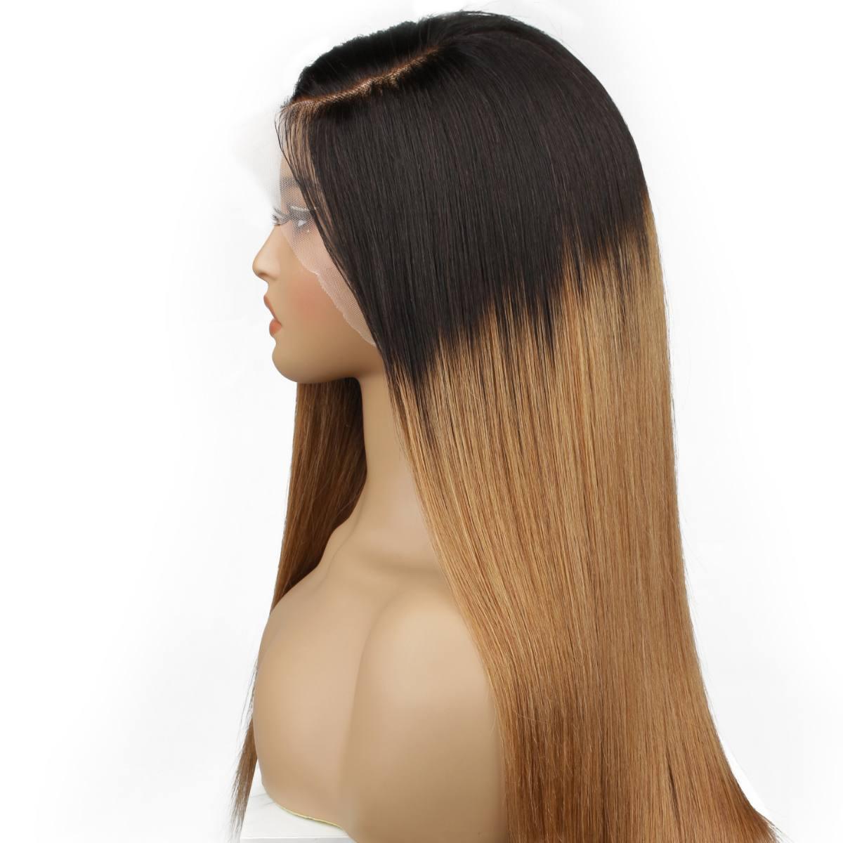 Chestnut Ombre Straight Lace Front