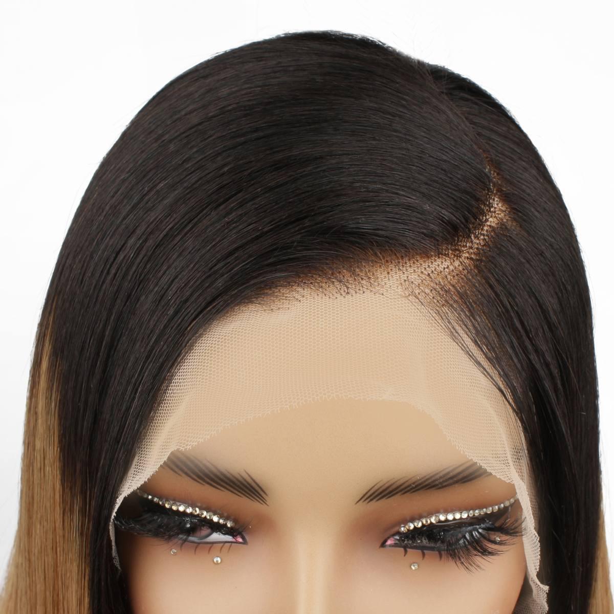 Chestnut Ombre Straight Lace