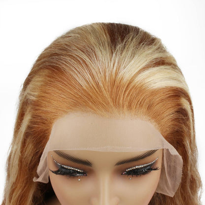 Copper Blonde Highlight Straight lace