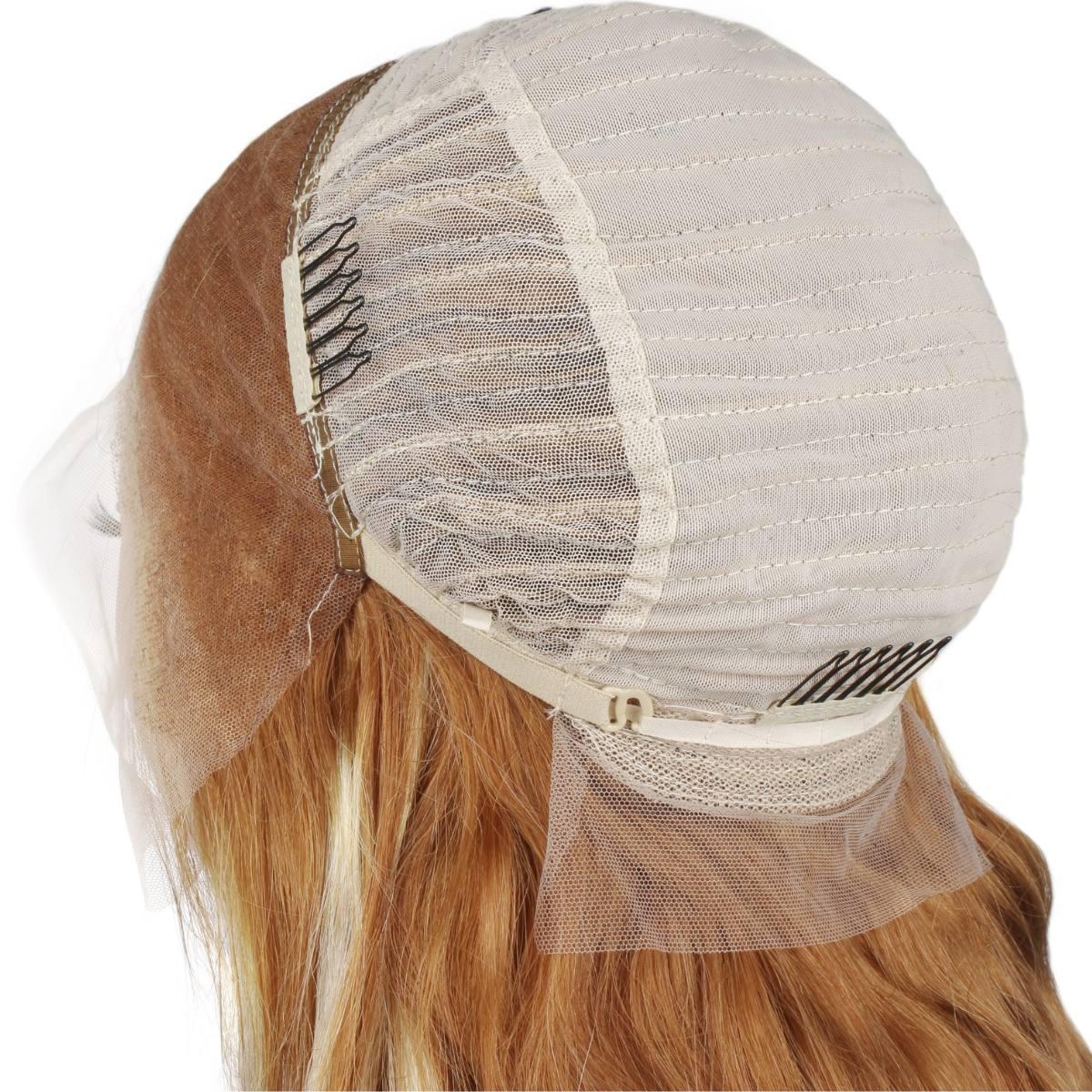 Copper Blonde Highlight Straight side cap