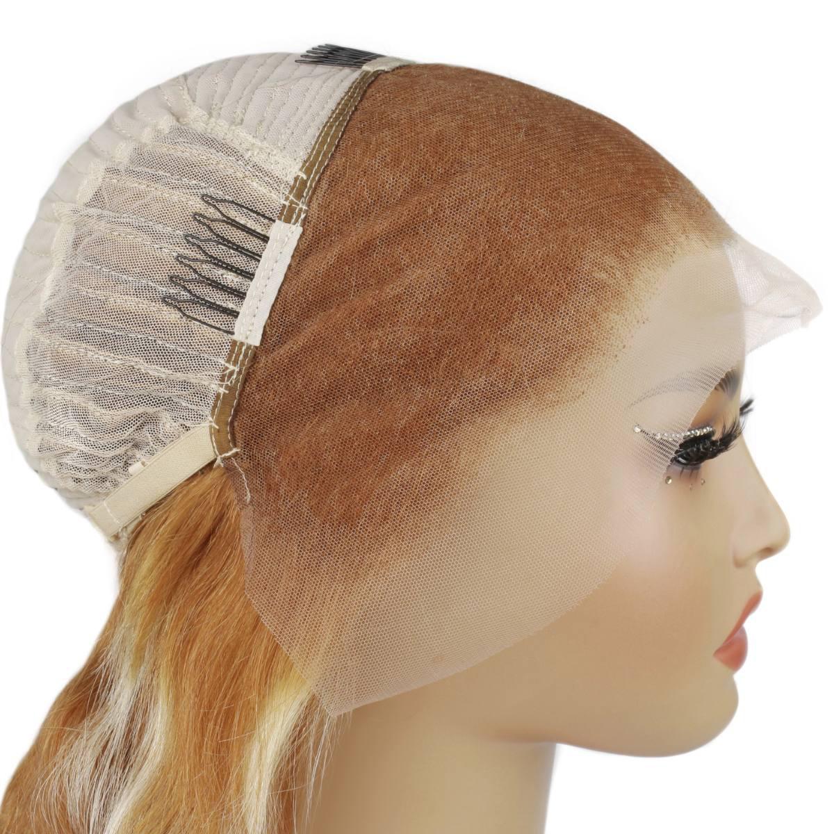 Copper Blonde Highlight Straight side lace