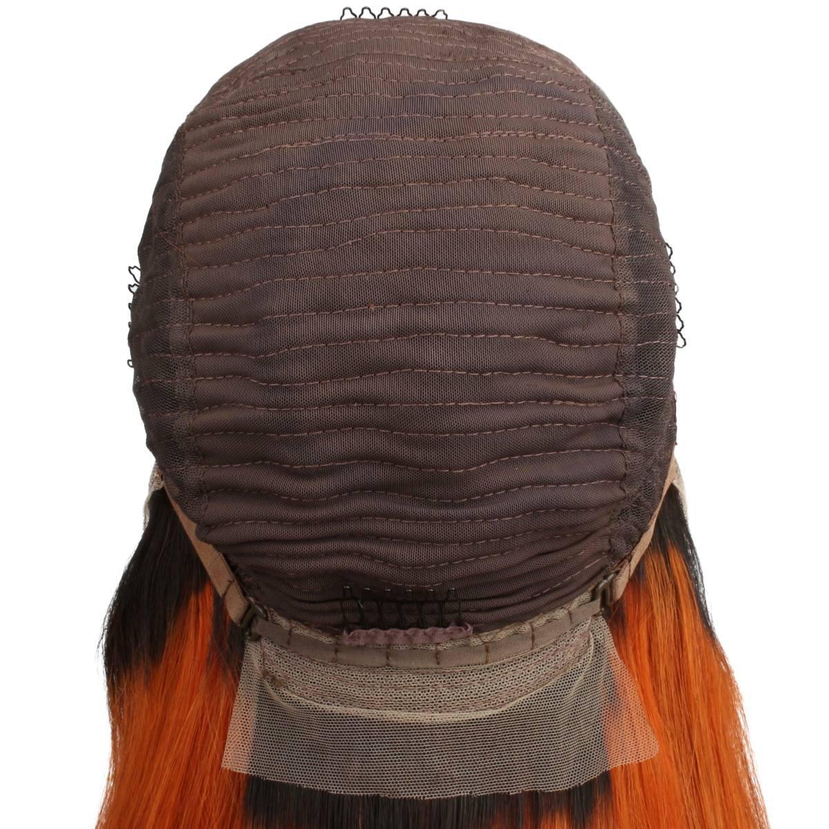 Copper Ombre Straight Wig Cap