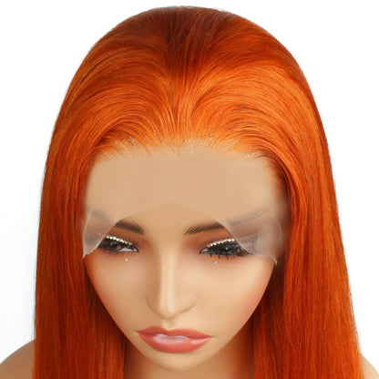 Copper Straight 13x4 Wig