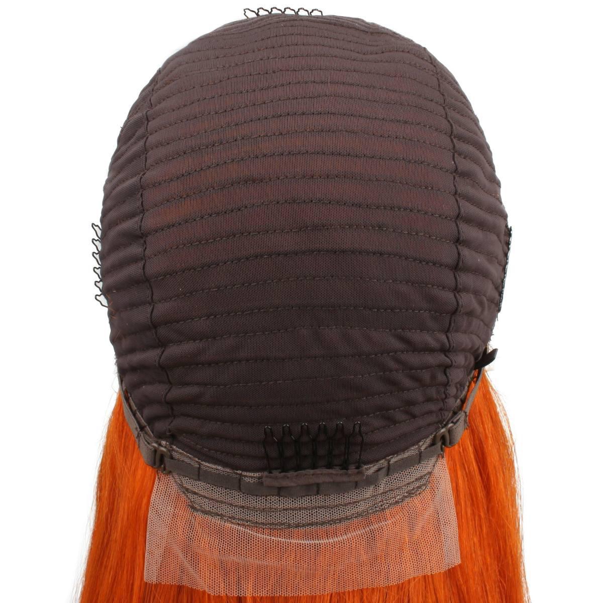 Copper Straight Lace Front Wig 