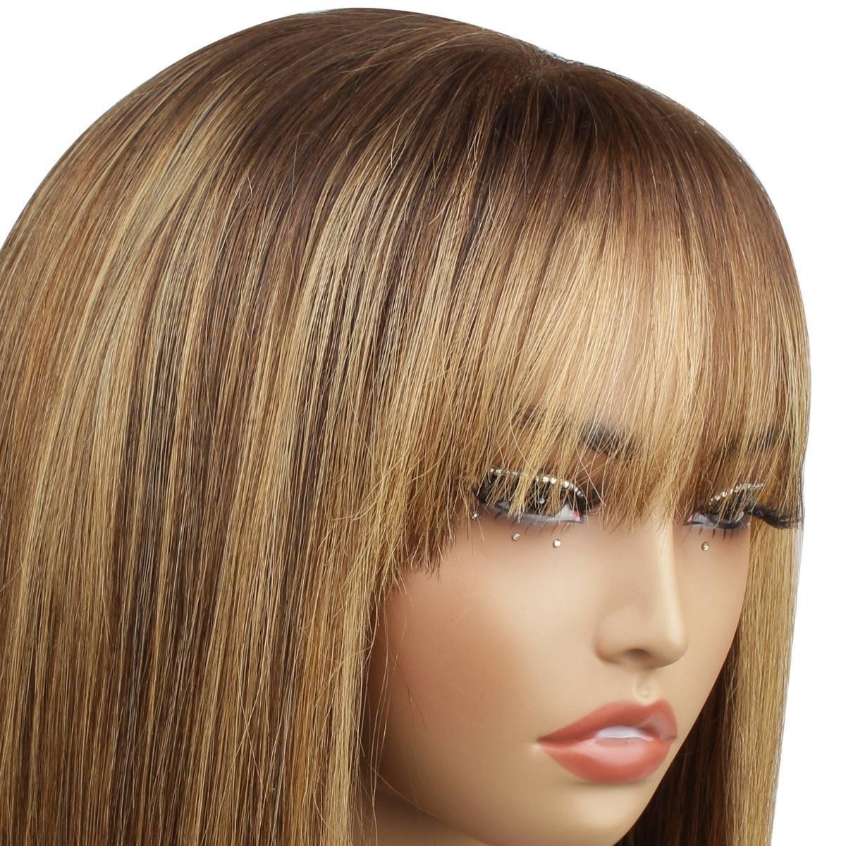 Highlight Transparent Closure Bang Bob