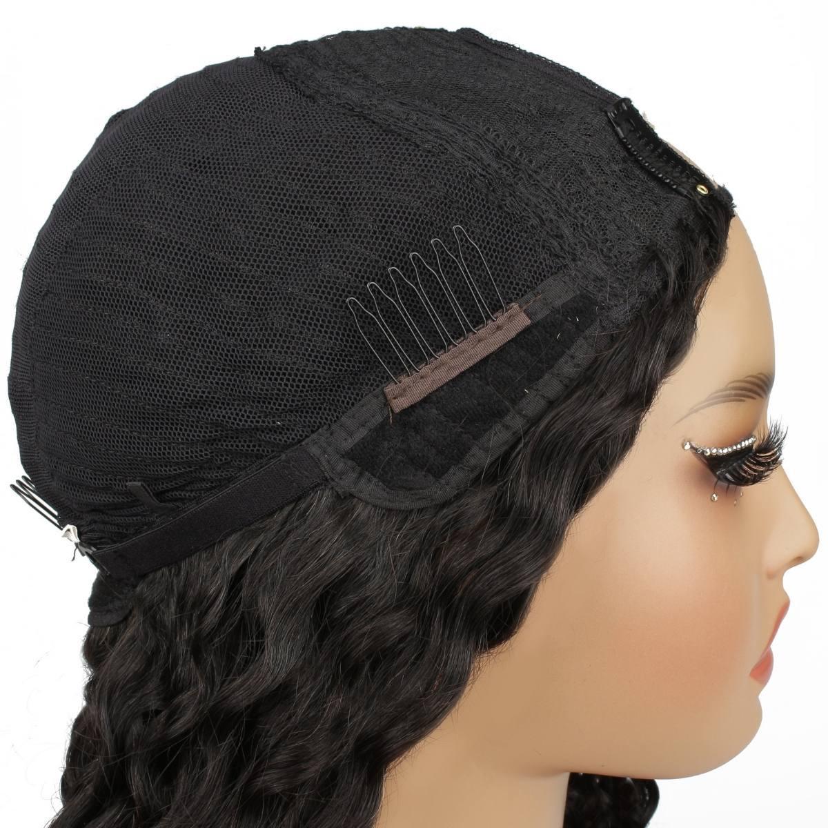 Italian Curl U Part Cap Side