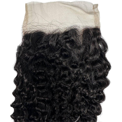 Jerry Curl Transparent 4x4 Closure