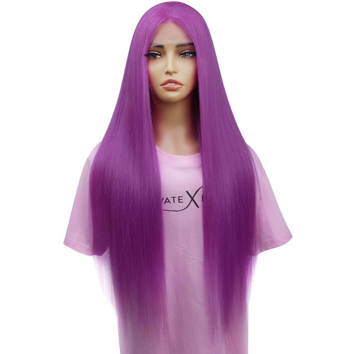 Purple ST 13x4 Transparent Lace Front Wig