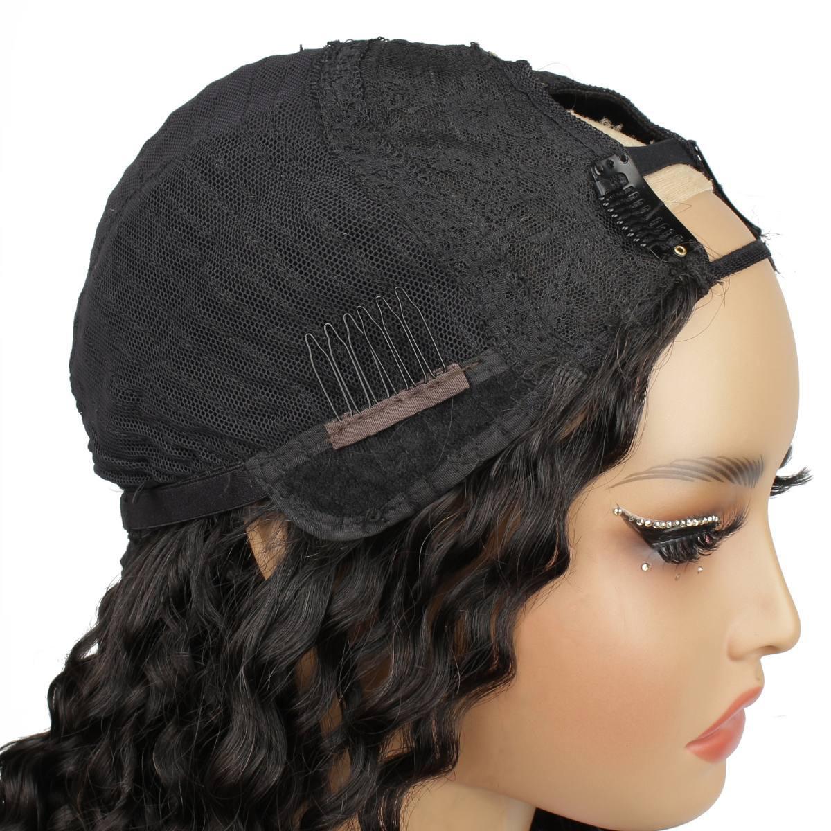 Tight Curl U Part Cap Side