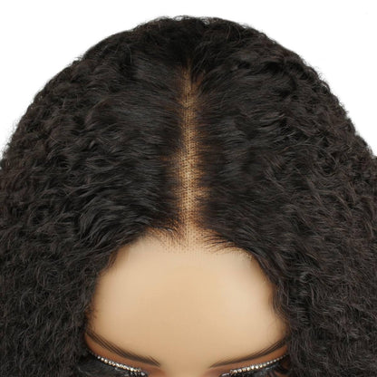 Afro Kinky Curly HD 2x6 Closure Glueless Wig