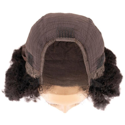 Afro Kinky Curly 4x4 Transparent Closure Wig SALE