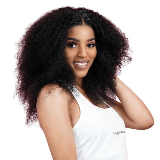 Virgin Hair Afro Kinky Curly Bundles with 5x5 HD Closure