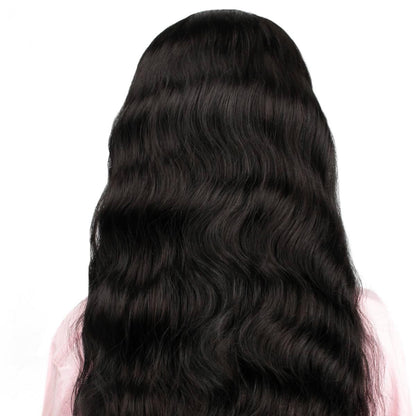 Jet Black Body Wave 5x5 HD Closure Wig