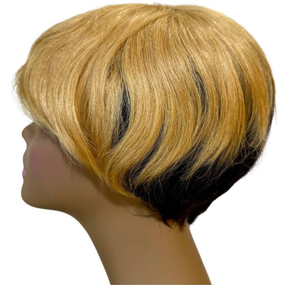 Honey Blonde Ombre Short Pixie Wig