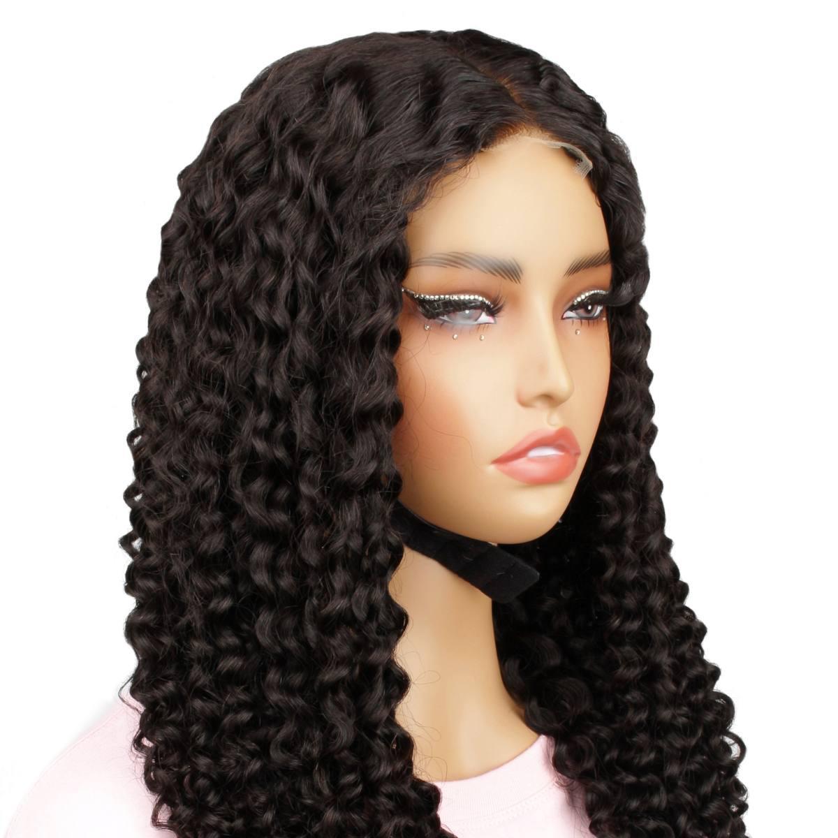 Kinky Curly HD 2x6 Closure Glueless Wig