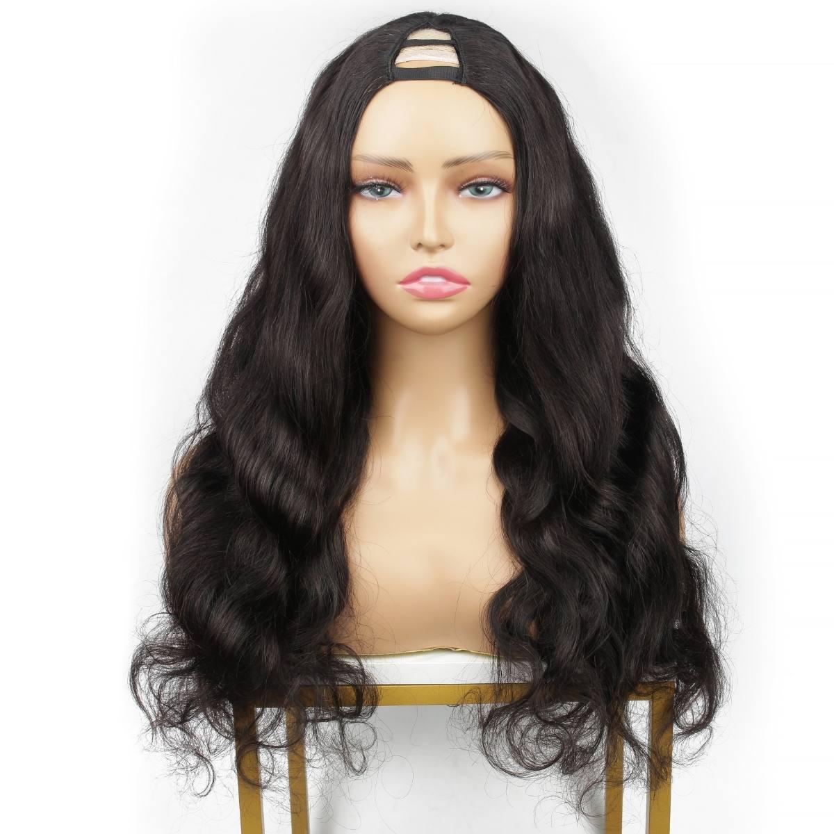 Wowfactor hot 30 inch human lace black wig